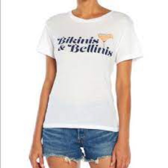 Wildfox NWT’s t-shirt; ‘Bikinis & Bellinis, Size Small - Picture 10 of 10